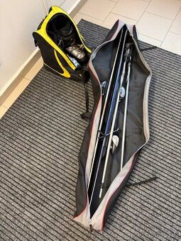 Lyže + lyžařské boty + hůlky + lyžařský vak - 4