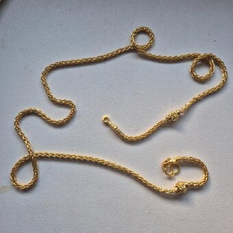 zlatý řetízek - 4