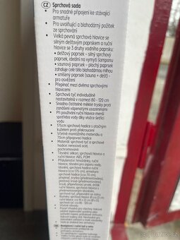 Sprchová sada NOVÁ - nerez - nerozbaleno - 4