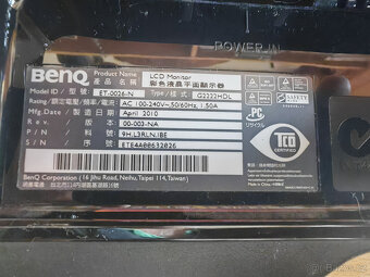 Prodám LCD monitor Benq 22" - 4