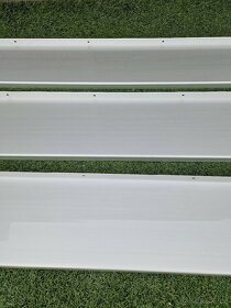 Prodám 3kusy parapety elox stříbrné tloušťka 2mm - 4