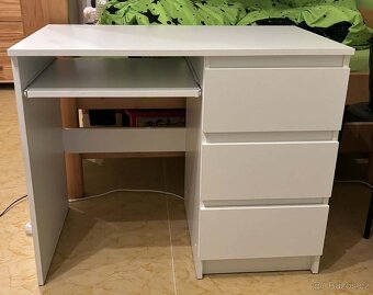 Psací stůl Cosmo 110 cm bílý - 4