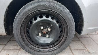 Plechová kola + Letní Pneumatiky 195/50 R15 - 4