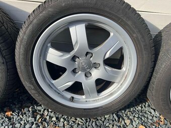 ORIGINÁL ALU KOLA AUDI 5x112 R17 ET28 vč. PNEU - 4