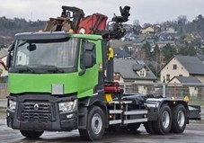 Renault C4 - 6x4 - Hákový nosič kontejnerů + HR-LIV 170Z 78 - 4