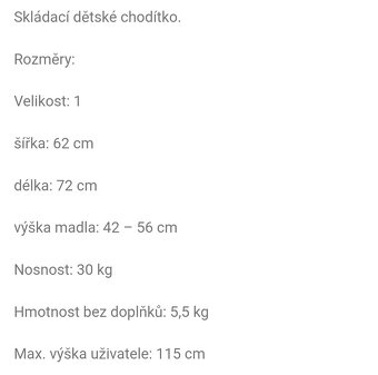 Dětské chodítko crocodile R82 - 4