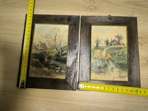 Prodám 2 ks obrázků od akademické malířky Irmy Langer - 4