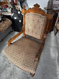 2 starožitná křesla - 4