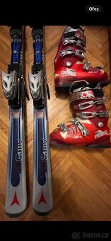 Lyžařský set, lyže Atomic, lyžařské boty Tecnica - 4