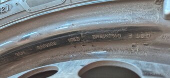 Transporter T5 215/65 r16 C Continental letní plechové disky - 4
