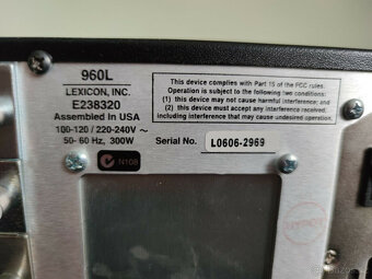 Lexicon 960L - Reverb s LARC2 dálkovým ovládáním, prostorový - 4