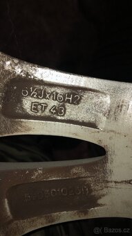 ALU disk skoda Fabie , Roomster r16 et 43 , rezerva - 4