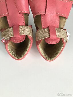 Sandále ef barefoot korálová v27 - 4