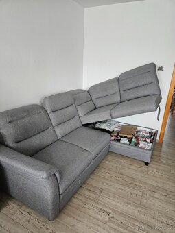 Gauč "L" rozkládací s úložným prostorem - 4