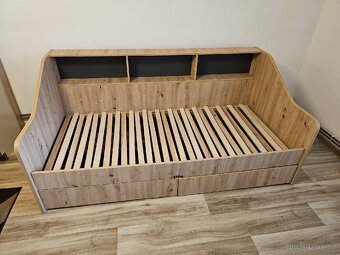 Rozkládací postel 90x200 - 180x200 - 4
