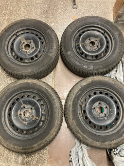 Kola se zánovními zimními pneu Continental 195/65 R15 - 4