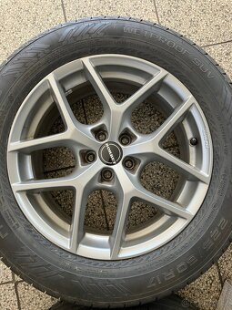 Hliníkové disky R17 Borbet 5x100 Subaru + 225/60 R17 Nokian - 4