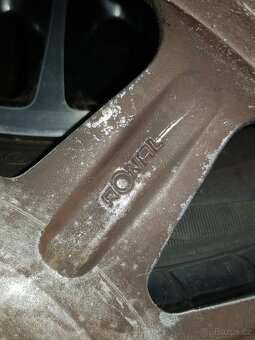Originál alu kola Ford + letní gumy 205/50R16 - 4