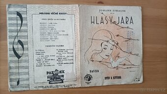 Zpěvník, písničky, retro, hudba, noty - 4