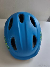 Dětská cyklistická helma Giro Scamp Mat Blue/Lime_vel. S - 4