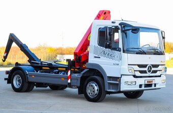 HÁKOVÝ NOSIČ KONTEJNERŮ HYDRAULICKÁ RUKA MERCEDES ATEGO 1218 - 4