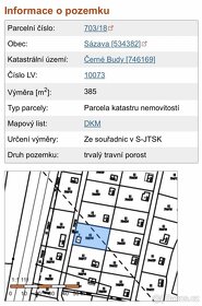 Pozemek s chatou Sázava-Černé Budy - 4