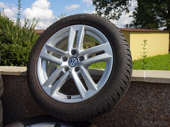Seat Alhambra + VW Sharan - zánovní zimní alu kola 17" - 4