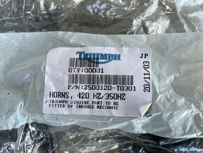Sada klaksonů Nikko Japan na Triumph Tiger T400, Daytonu,… - 4
