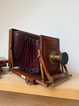Historický fotoaparát měchový R. Lechner / WIEN - 4