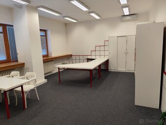 Stůl, stoly bílé lamino, kovové nohy - 4