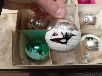 Retro vánoční ozdoby a vánoční světýlka - 4