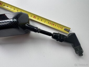 Sportovní zpětná zrcátka na moto, závit M8 - 4