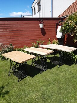 Handmade stůl z šicího stroje - 4