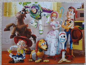 3x Puzzle - Toy Story - Příběh hraček - Woody,Buzz,Pastýřka - 4