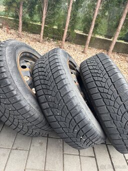 185/65 r15 zimní pneu + disky + tmps senzory Dacia Sandero 2 - 4