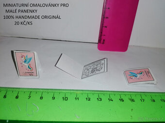 miniaturní omalovánky pro panenky - 4
