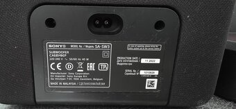Soundbar Sony HT-S2000 + Sony SA-SW3 + Sony SA-RS3S - 4