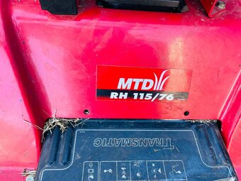 Zahradní traktůrek MTD RH 115/76 - 4