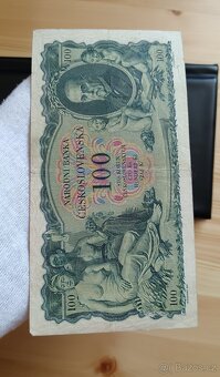 100 Kč 1931 Neperforovaná Vzácná jednopísmenková série - 4