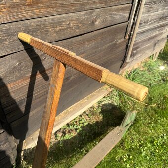 RETRO dřevěná koloběžka - 4