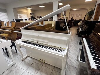 Bílé piano Wienbach po servisu , záruka 5 let, doprava zdarm - 4