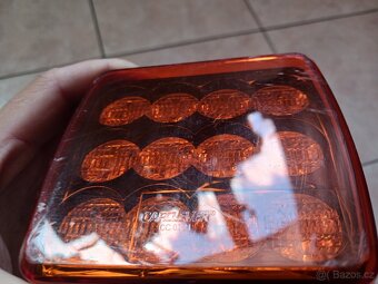 LED výstražné světlo, oranžové - 4