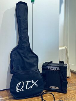 Electrical Guitar QTX + Amplifier - 4