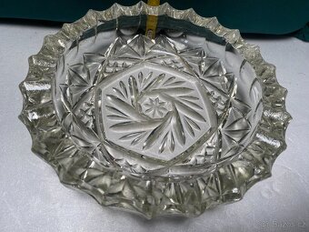 Retro skleněný popelník - 4