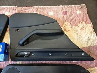 BMW E46 TAPECI černa kůže sedan, combi - 4