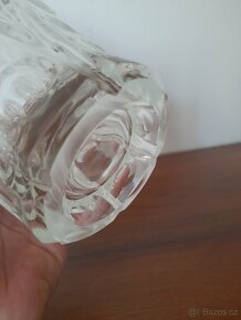 Retro skleněná váza - konvalinka - 4