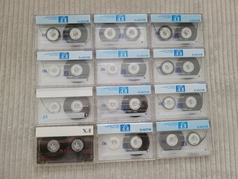 Použité MC kazety Sony, TDK, Maxell, Agfa, RAKS, BASF - 4
