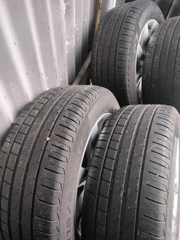 4ks alu disky orig. Škoda 5x112 R17 pneu 215/55 r17 - 4