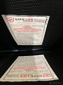 Safe life defense,IIIA+ utajitelna, neprustrelna vesta 2XL - 4