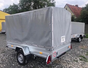Přívěsný vozík 265x145cm, plachta, 750kg,130km/h - 4